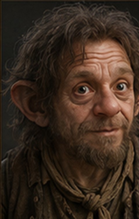 Doron — a small dwarf with large ears and bright curious eyes